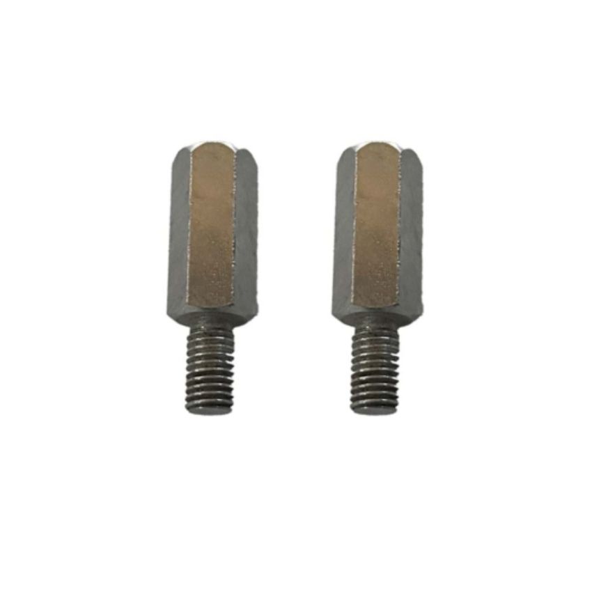 Motosiklet Ayna Uzatma Aparatı Takım Alt 10mm Düz – Üst 10mm Düz Diş