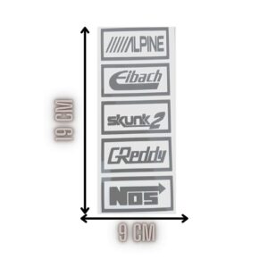 Alpine Nos Nikel Sticker Seti Pano 9*19 cm